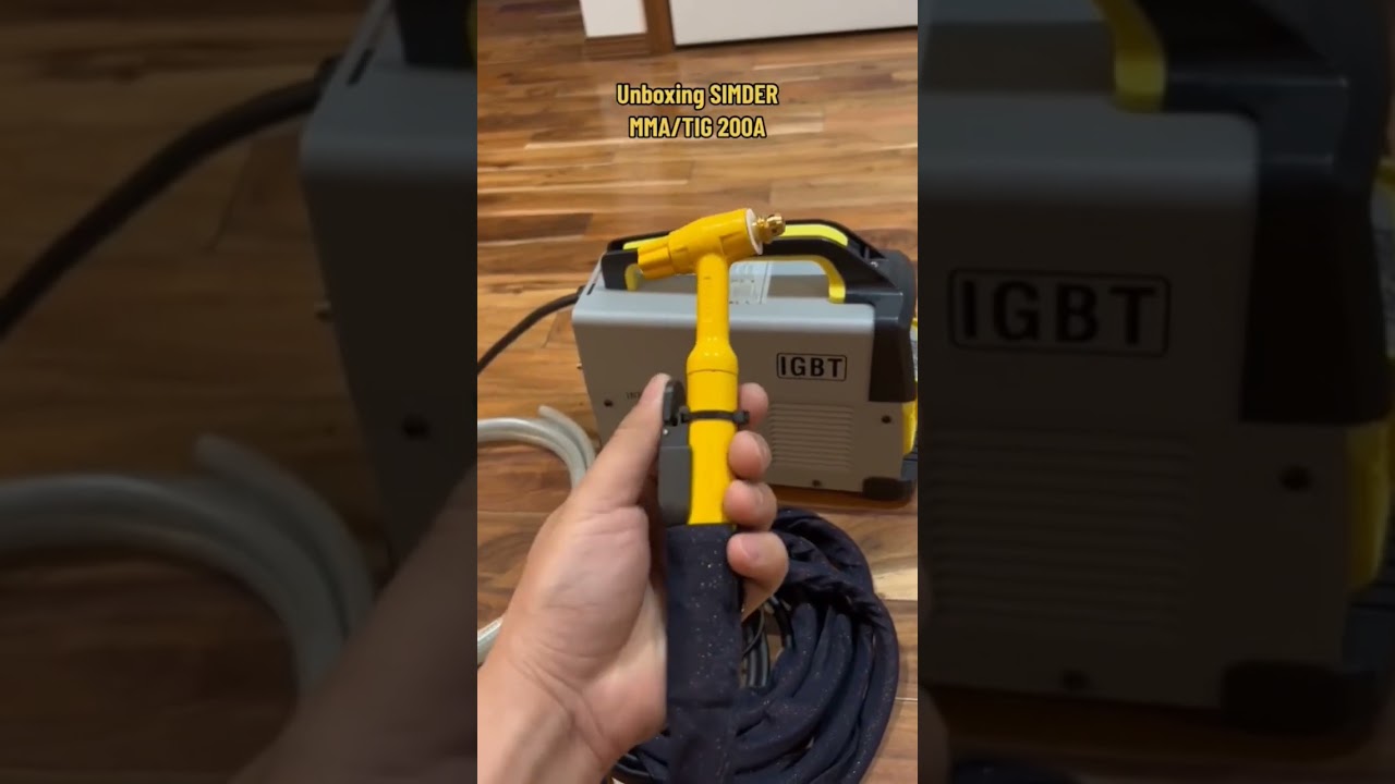 unboxing simder MMA/TIG 200A 