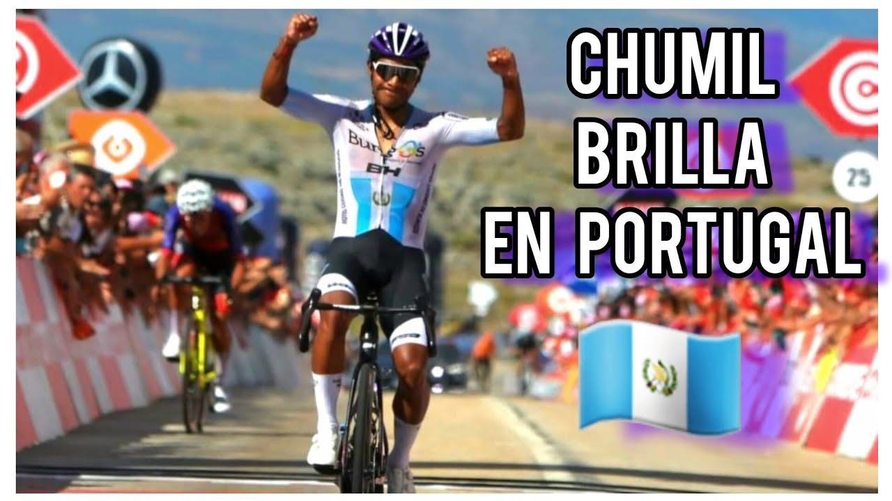 ÚLTIMOS  2 KILÓMETROS   DE LA VICTORIA DE CHUMIL  EN LA TERCERA ETAPA DE PORTUGAL.