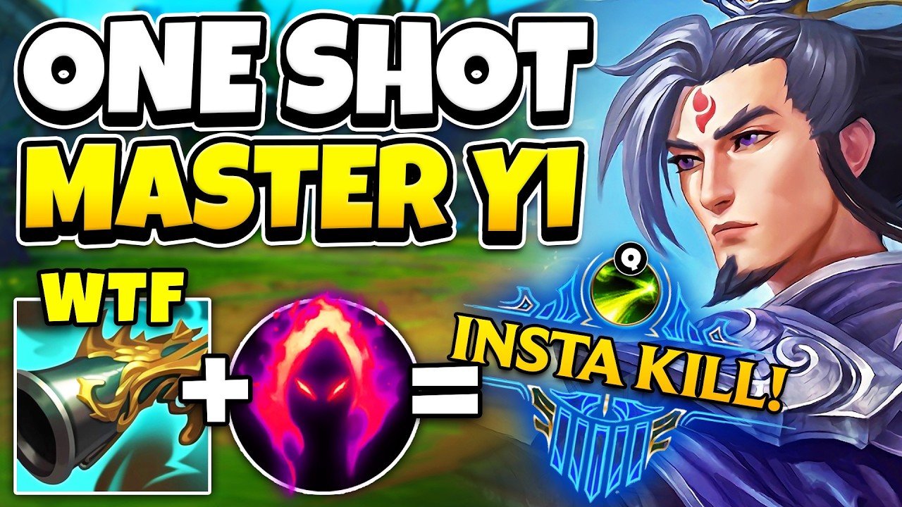 I created the most brain dead Master Yi build in existence... (ONE Q = ONE KILL)