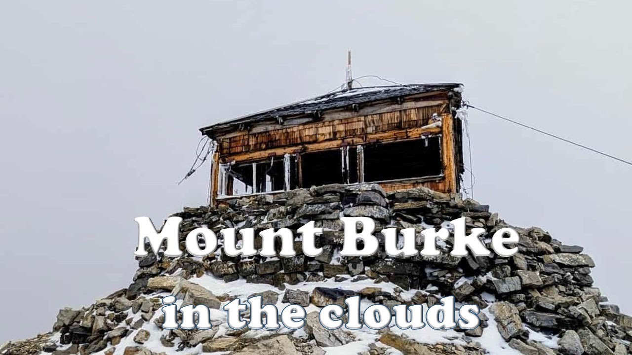 Mount Burke in the clouds, Kananaskis, May 17, 2025