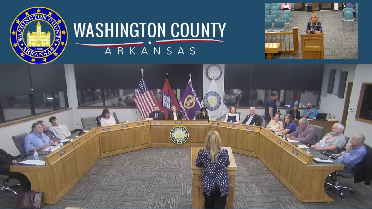 Washington County Regular Quorum Court Meeting 09/18/25