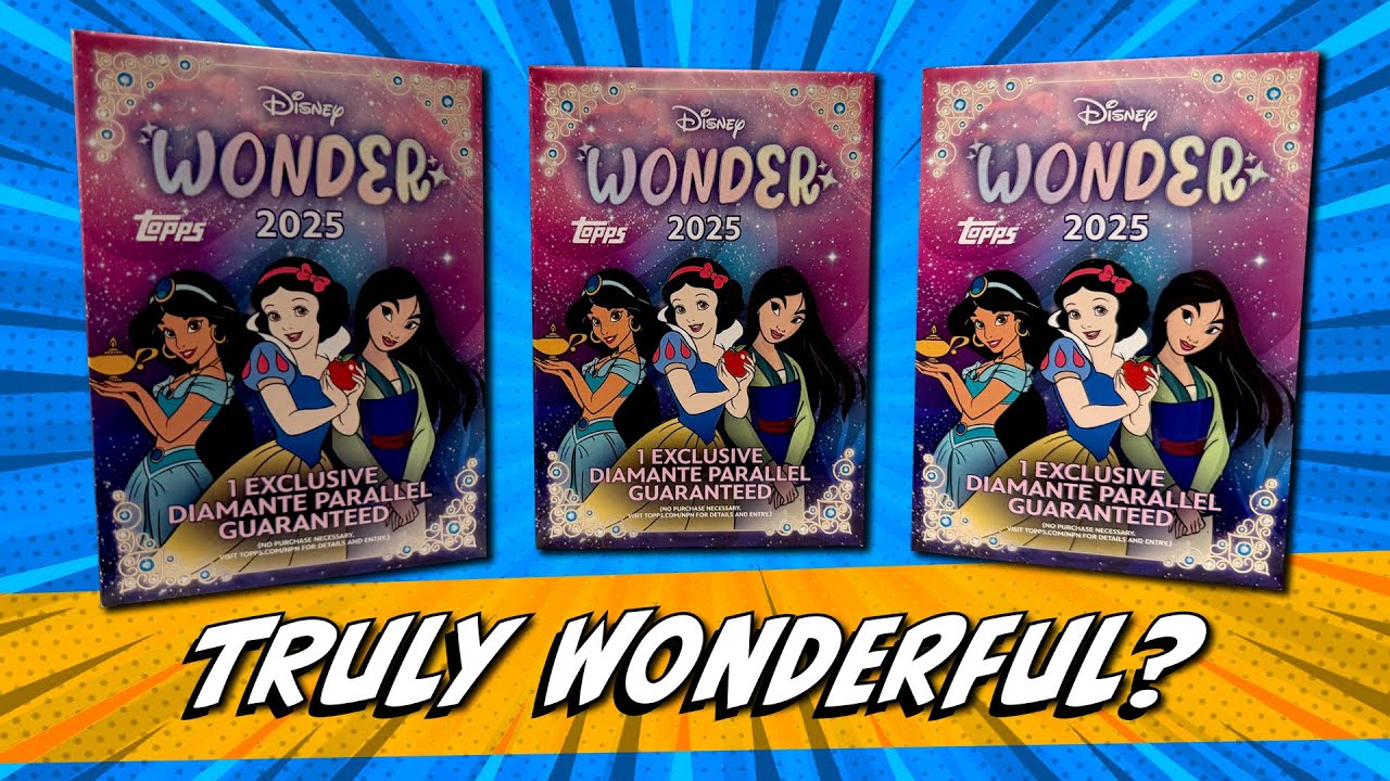 Topps Disney Wonder 2025!  Affordable cards with hard to pull inserts | Blaster break!