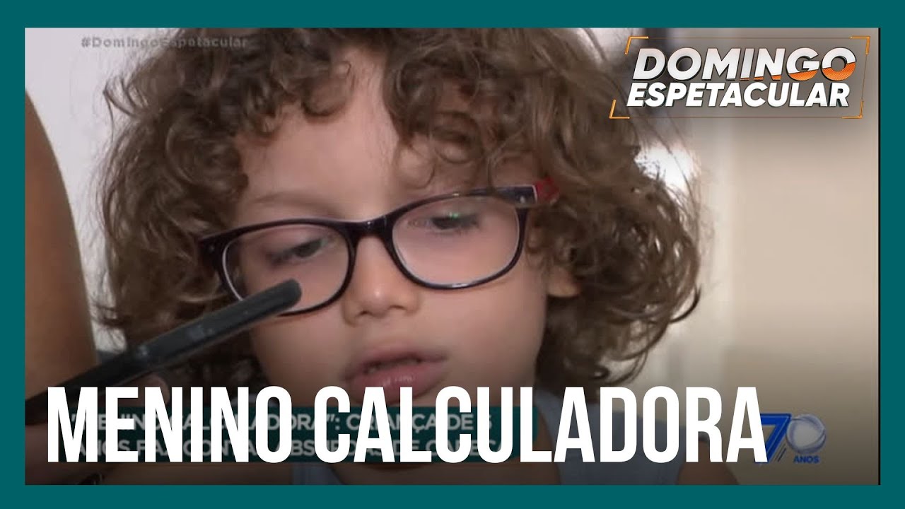 'Menino calculadora': criança de seis anos faz contas absurdas de cabeça