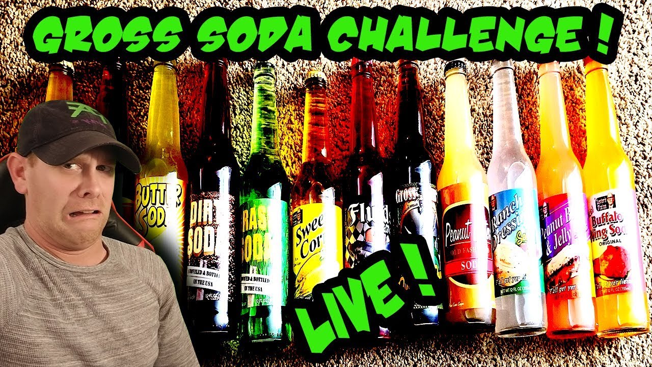 Gross Soda Claw Machine  Challenge Livestream!