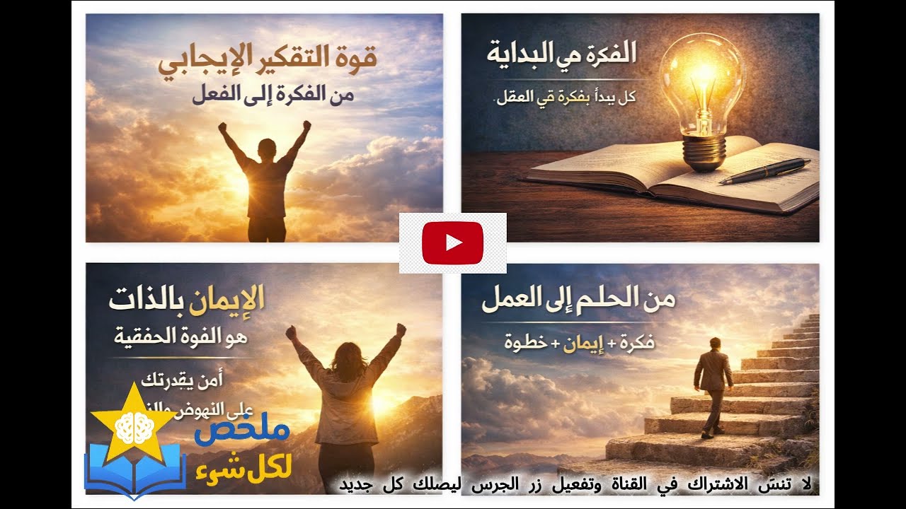 قوة التفكير الإيجابي: كيف تحول أحلامك إلى واقع ملموس؟ 🧠✨