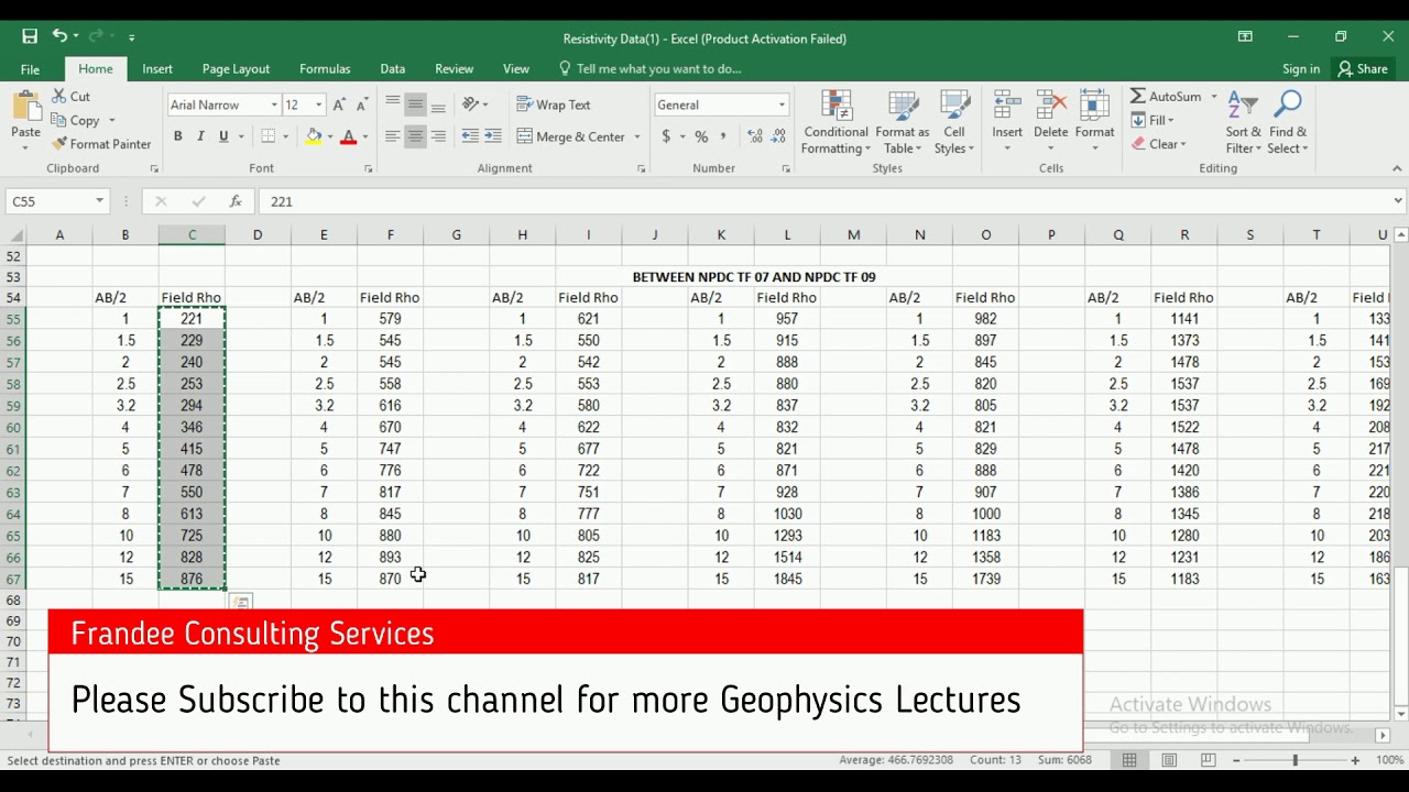 How to generate Resistivity and pseudo cross section with 1D VES data using IPI2WIN...