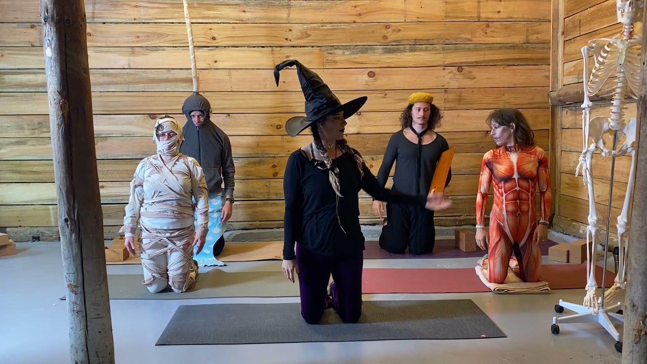 Halloween Inspired Creative Flow Yoga Class with Authentic Movements & Friends