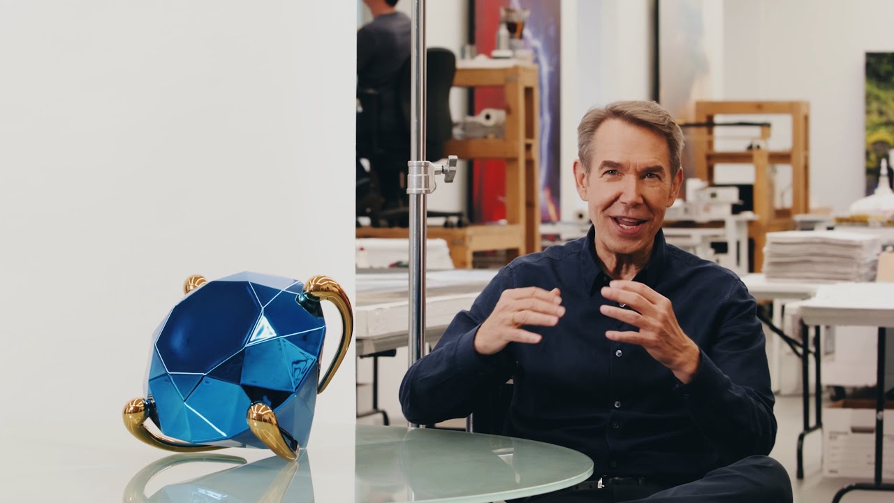Jeff Koons x Bernardaud : Diamond (Blue) by Jeff Koons