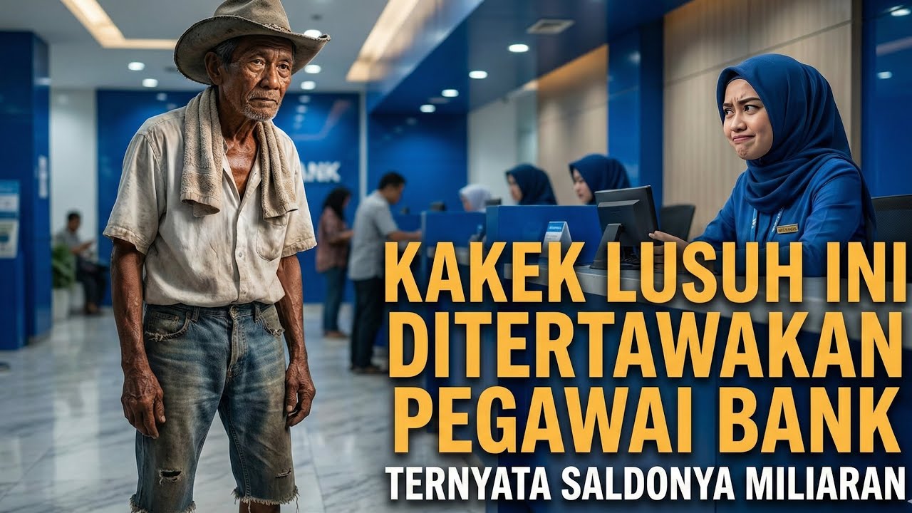 Kakek Lusuh Ini Ditertawakan Pegawai Bank, Ternyata Seorang Miliarder