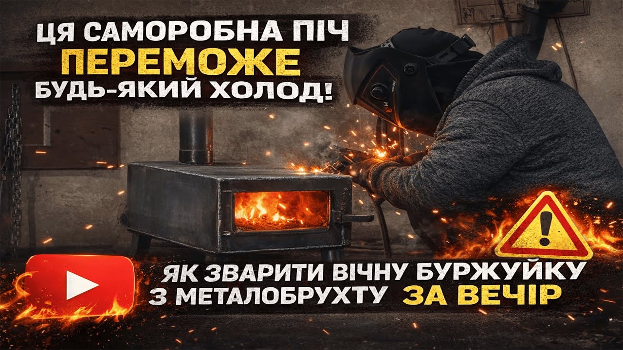 БУРЖУЙКА ЯКА ГРІЄ В 3 РАЗИ КРАЩЕ! ГОЛОВНІ СЕКРЕТИ ЗВАРЮВАННЯ ТА КОНСТРУКЦІЇ ДЛЯ МАКСИМАЛЬНОГО ККД