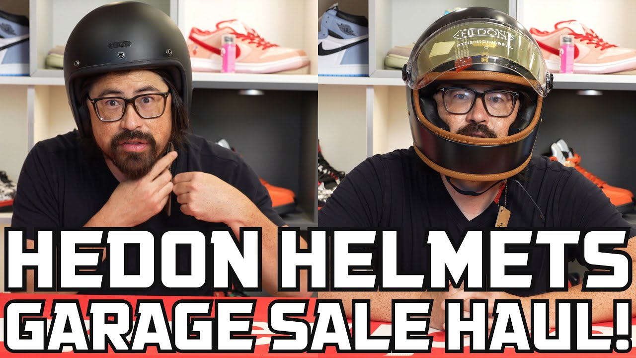 HEDON HELMET GARAGE SALE HAUL! HEDONIST & HERONE RACER! Bought UNSEEN w/ NO RETURNS! Did I Do OKAY?