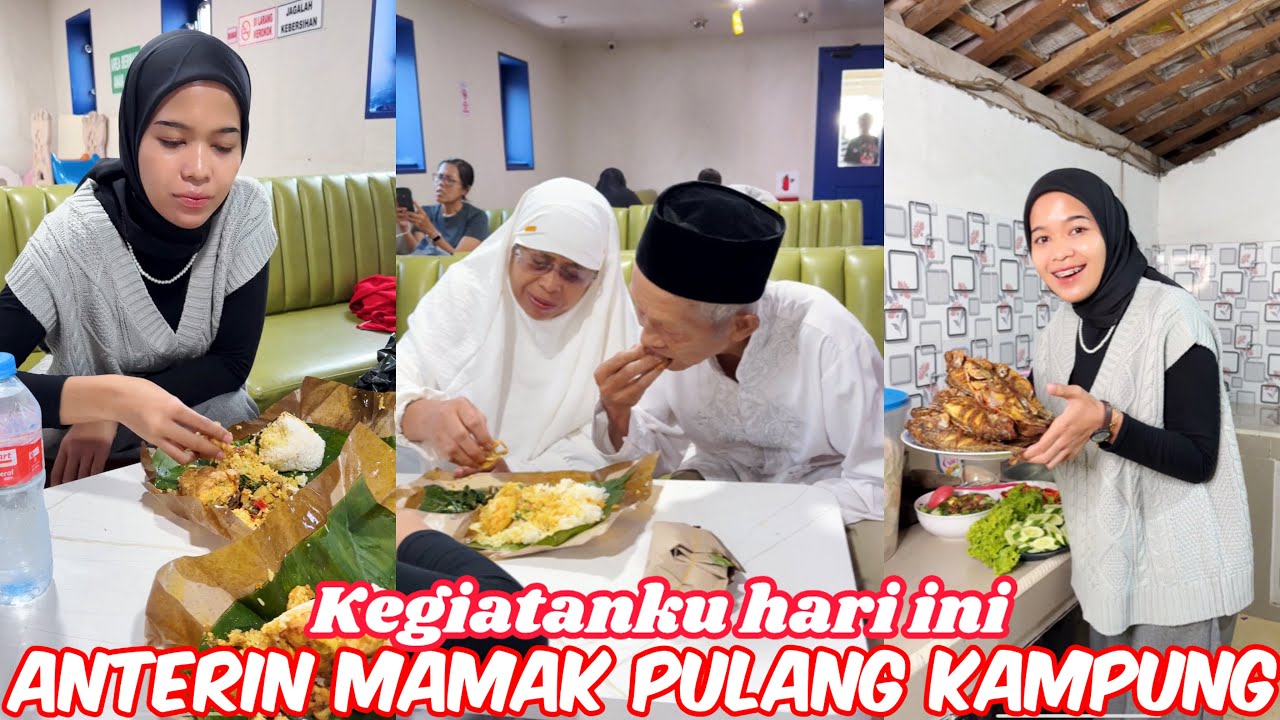Pulang kampung antar orang tua