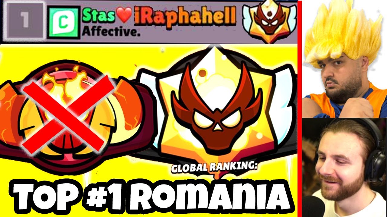 Stas Antrenorul Bosteaza pe RAFAEL sa fie TOP 1 ROMANIA pe Brawl Stars!