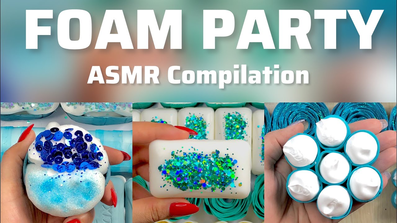 Compilation ASMR soap✨Asmr soap boxes with FOAM🤤
