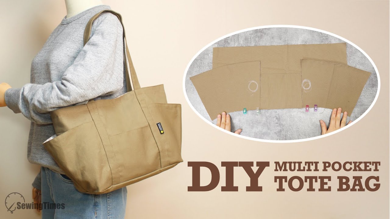 DIY многофункциональная сумка 💕 Как сшить сумку с боковыми карманами