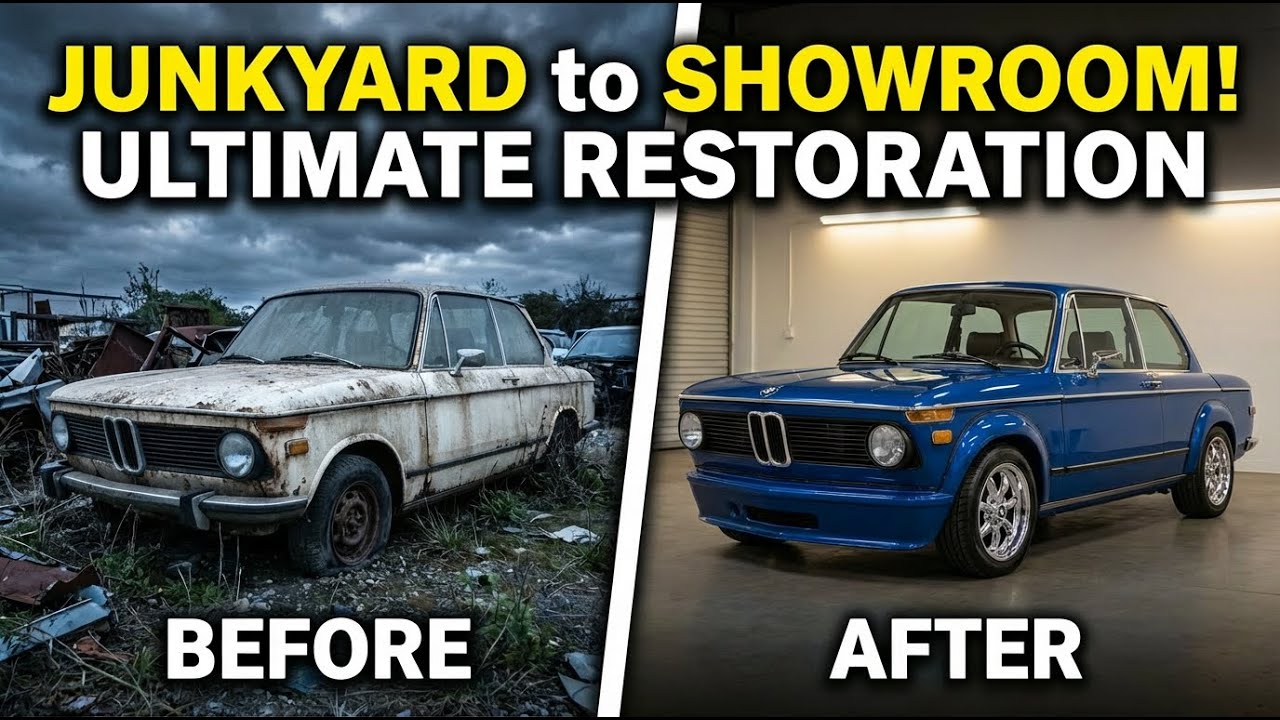 ASMR Car Restoration | 1974 BMW 2002 Turbo Full Restoration