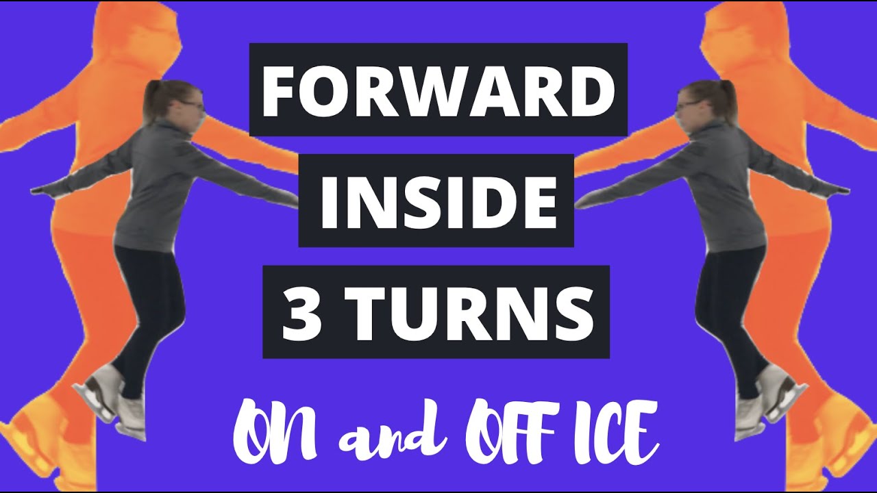 HOW TO: Forward Inside 3 Turns ON and OFF Ice || Shelly Skates