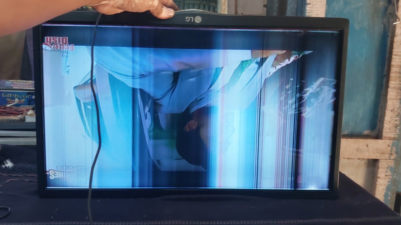 LG 22LF454A-TG,LED TV vertical bar display picture problem,