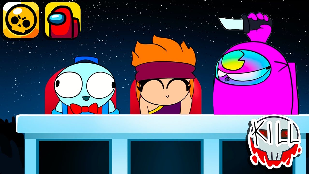 les MEILLEURS DESSIN ANIMÉS sur Brawl Stars Animation x Among US Episode 9