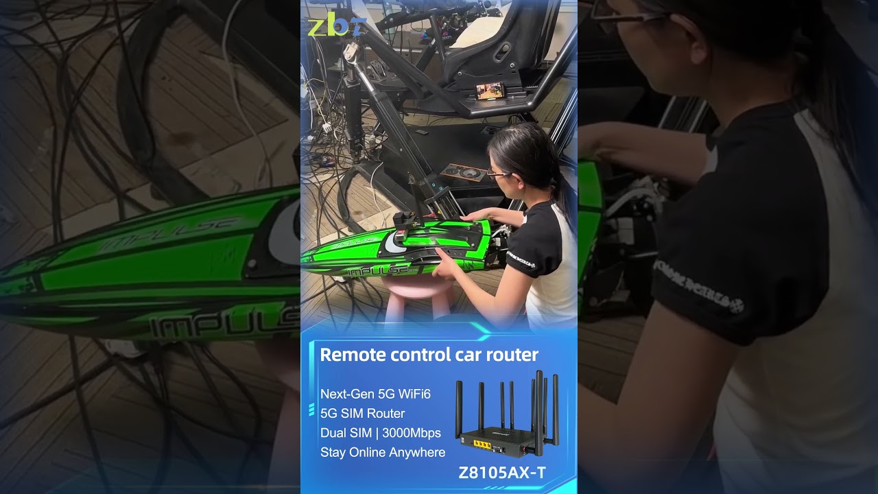 This RC Car Runs on 5G 😲 WiFi 6 Router Makes the Difference 