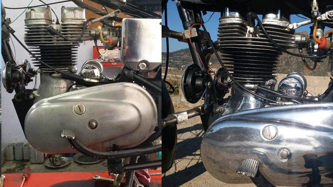 Bullet Rebuild -(Model 1998) Royal Enfield Buffing