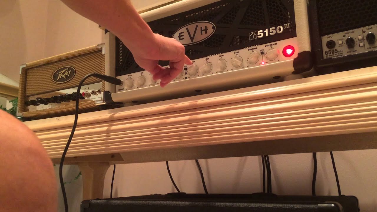 EVH 5150 III 50w Head through Orange PPC112