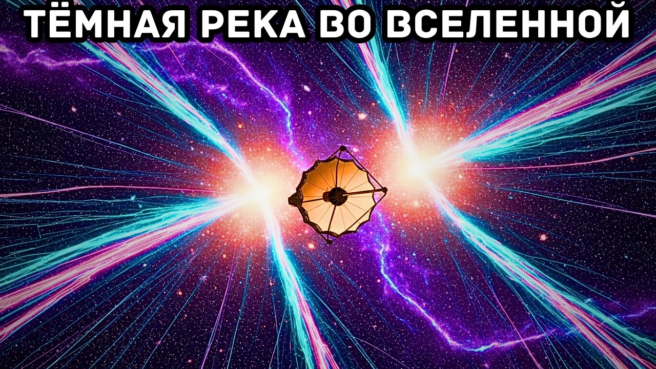 Джеймс Уэбб только что обнаружил темную реку, текущую сквозь Вселенную.