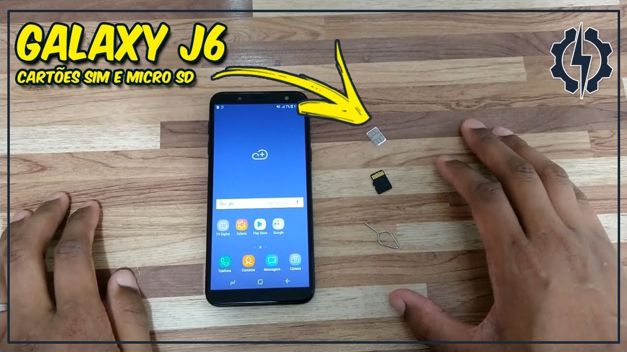COMO COLOCAR O CHIP NO GALAXY J6