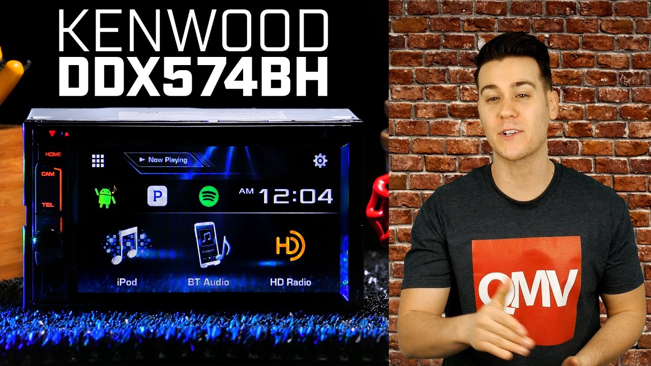 Kenwood DDX574BH Double DIN Bluetooth HD Radio