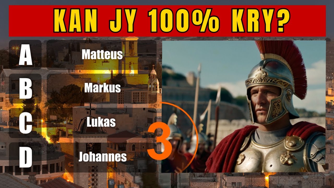 10 BYBEL VRAE - Toets Jou Bybelkennis - BYBELVASVRAE 03 (Die Evangelies)