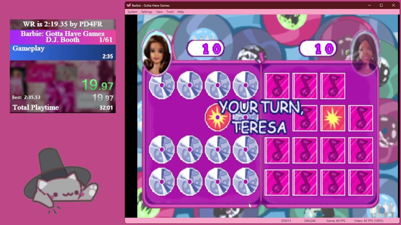Barbie: Gotta Have Games Speedrun (D.J. Booth) 
