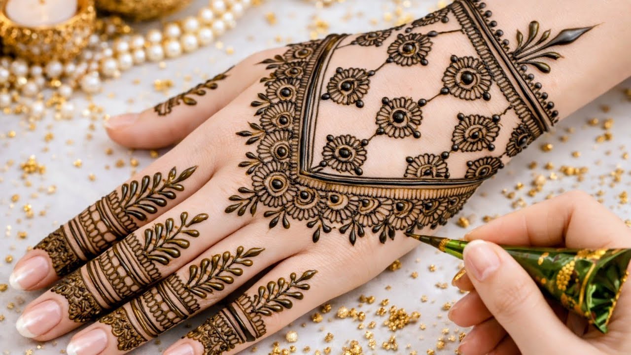 Back hand mehndi designs | latest mehndi designs | simple mehndi designs #hennadesign #mehndi 