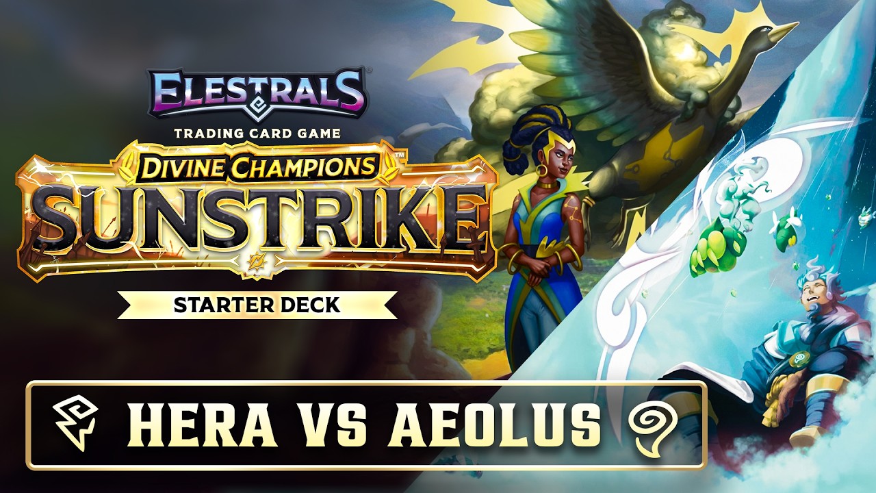 HERA VS AEOLUS Starter Deck Breakdown! ⚡ Divine Champions: Sunstrike
