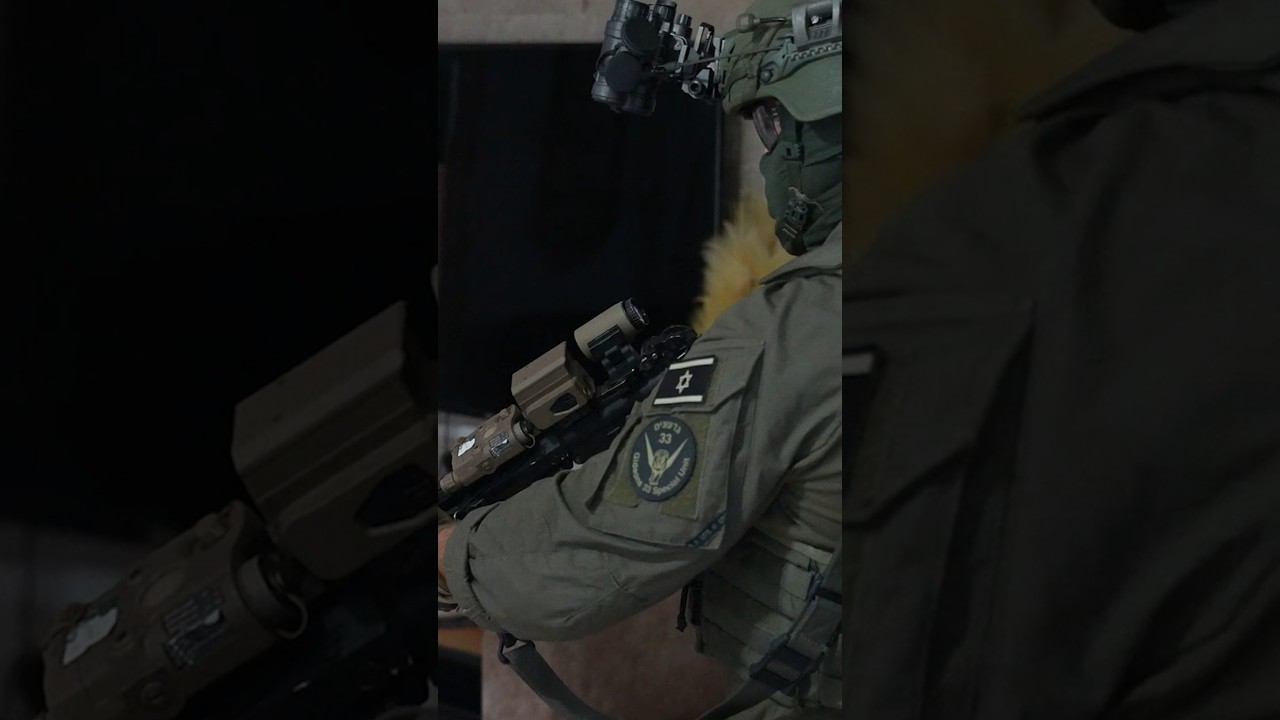 Yamam and Gideonim (Unit 33) counter-terrorism operators cracking down on illegal weaponry