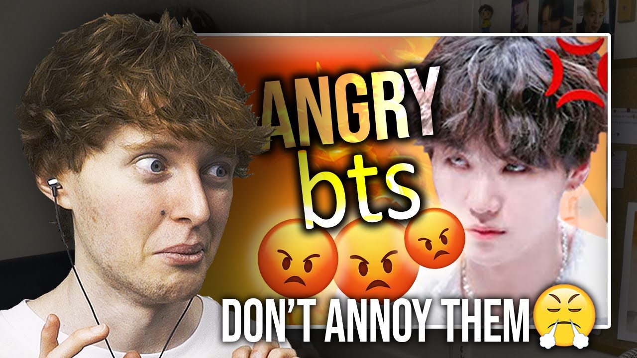 НЕ РАЗДРАЖАЙТЕ ИХ! (Злые и раздражённые моменты BTS | Реакция/Обзор)