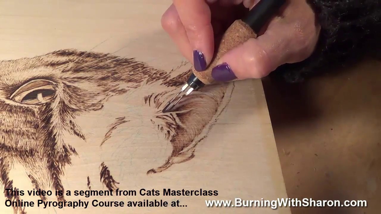 Pyrography: How to Woodburn Realistic Animal Ears
