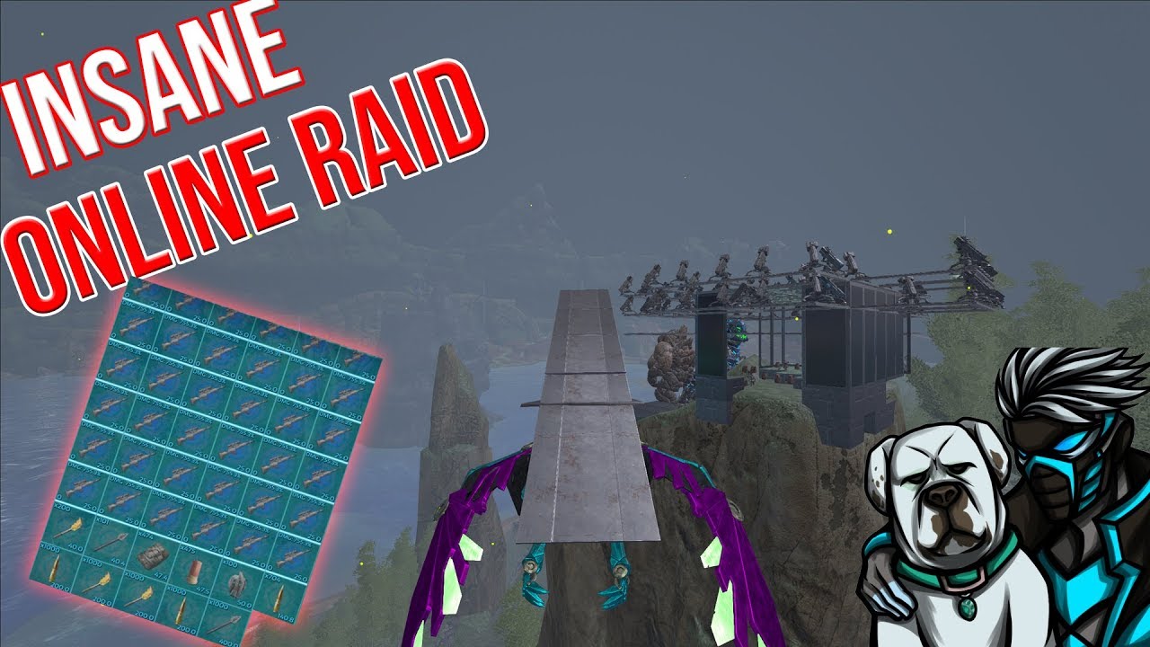 GETTING SO MUCH PROFIT FROM A RAID- ARK 3-MAN PVP SERVERS #3