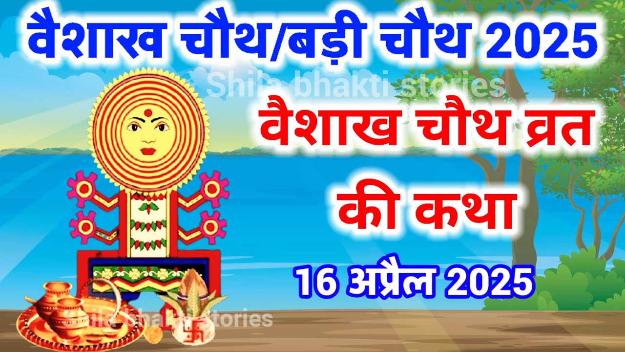 वैशाख चौथ की कहानी -Vaishakh Chauth Ki Kahani - बड़ी चौथ की कथा -चौथ व्रत की कथा - VaisakhChauth2025