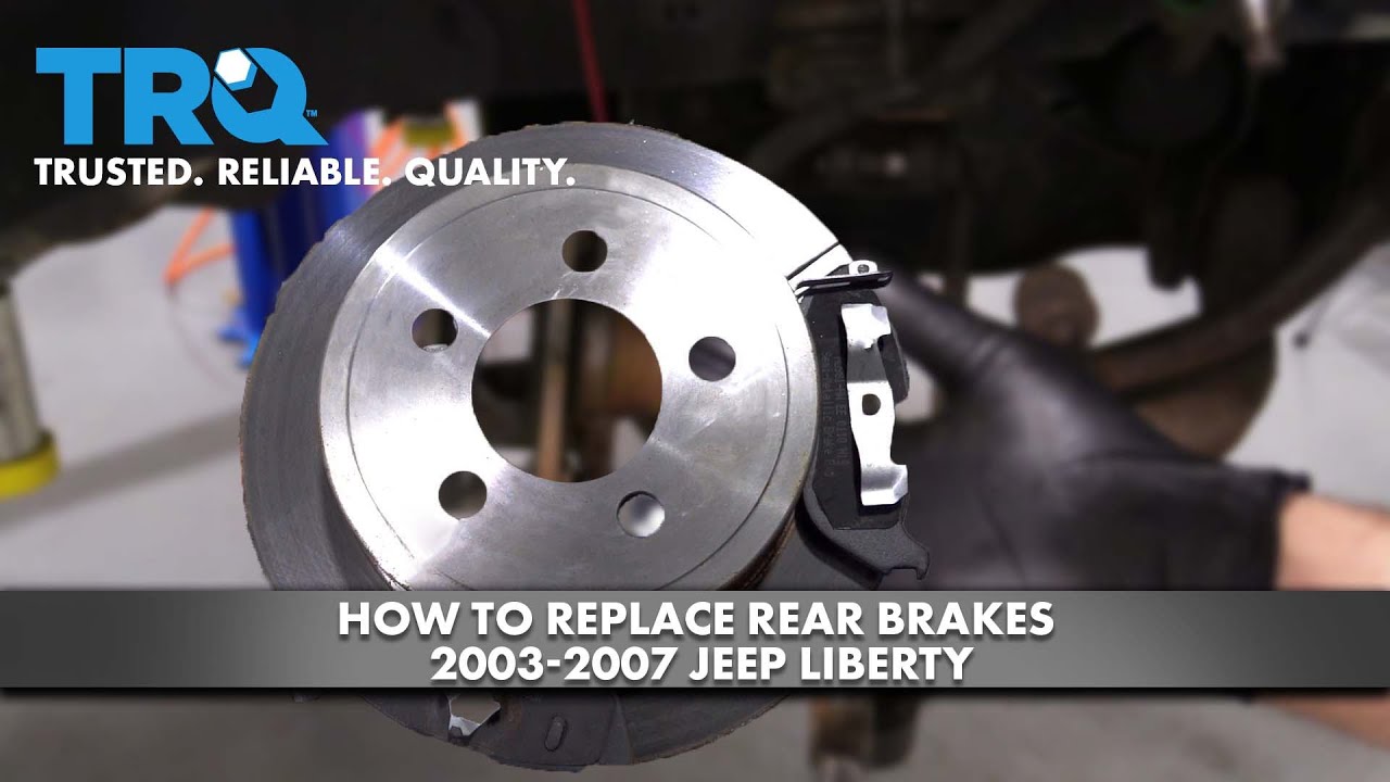 Как заменить задние тормоза на Jeep Liberty 2003-2007 годов