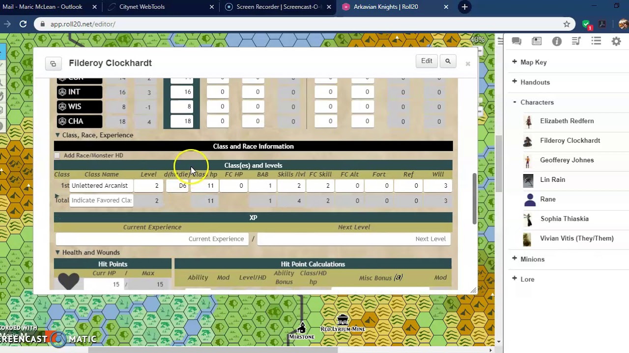 Roll 20 Basics