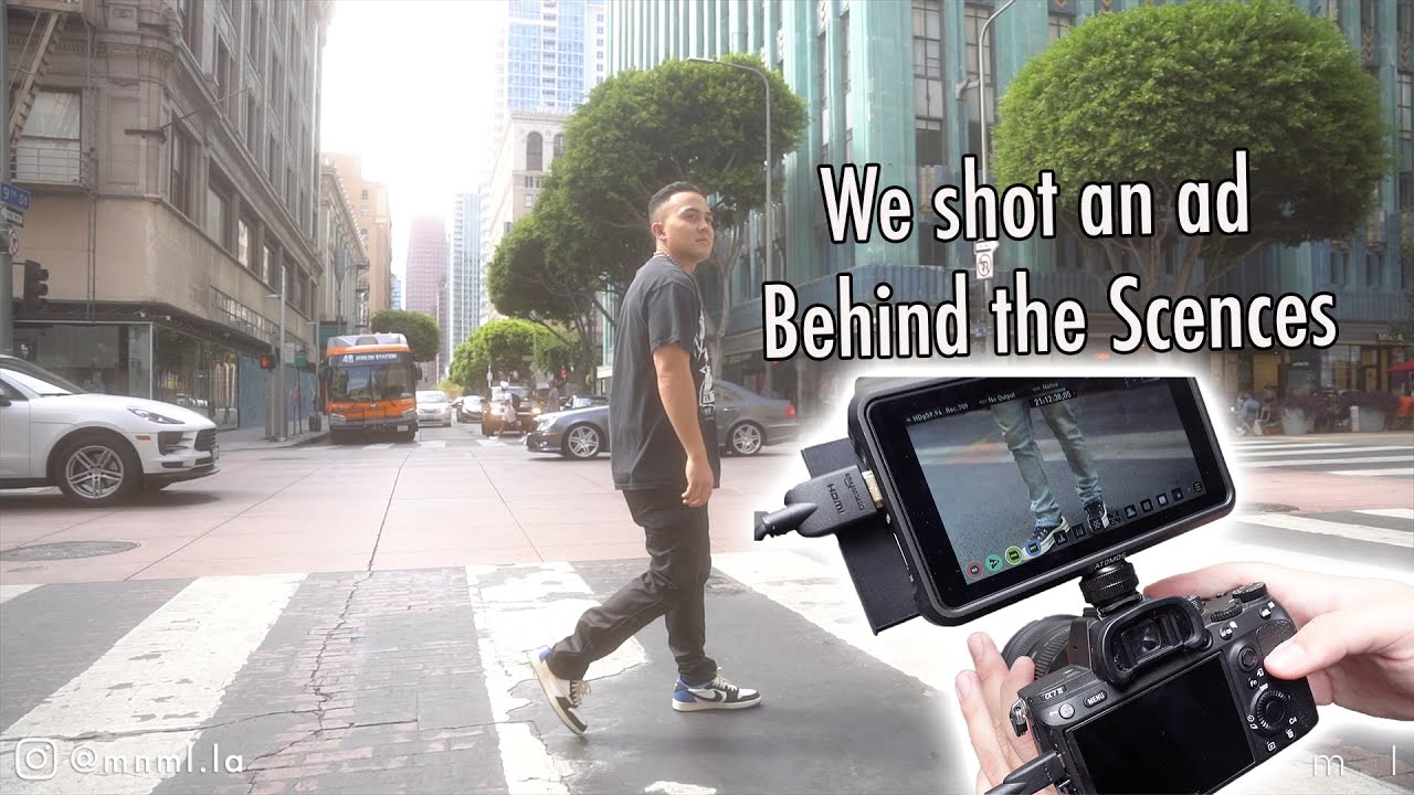 Behind the Scenes of a MNML commercial