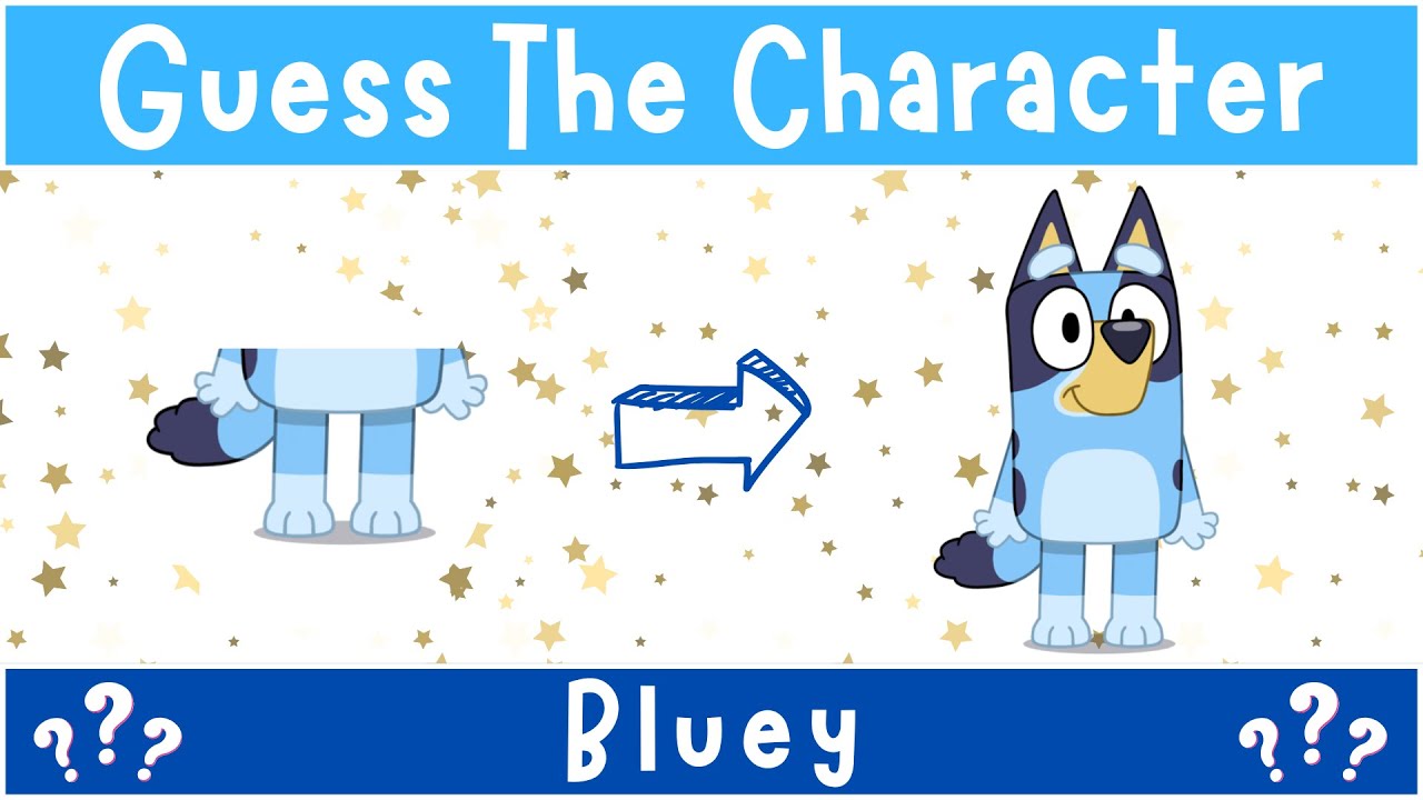 Can You Guess The Bluey Character By The Lower Body - Guess the Character With Bluey and Friends