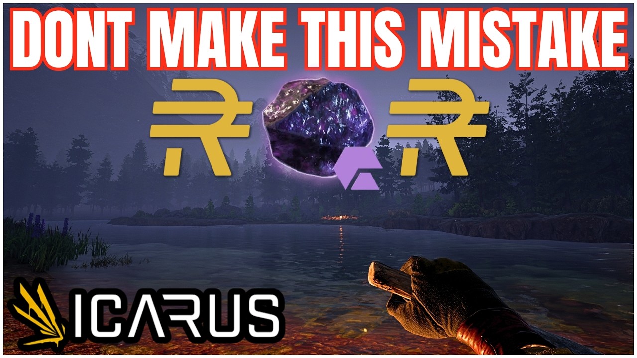 Самая большая ошибка, которую допускают новички! Icarus Console Edition