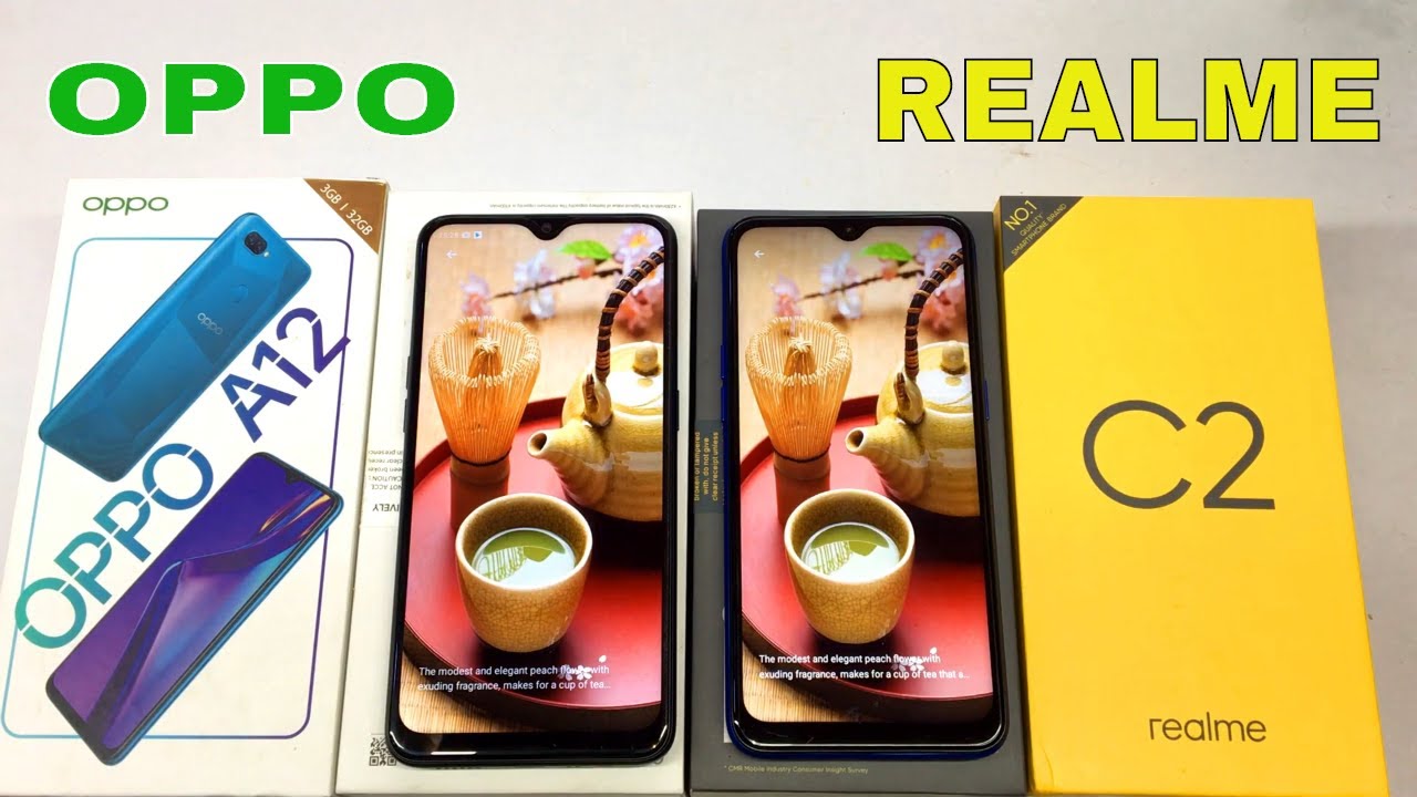 Oppo A12 Vs Realme C2 Unboxing,Review and Comparison in Hindi