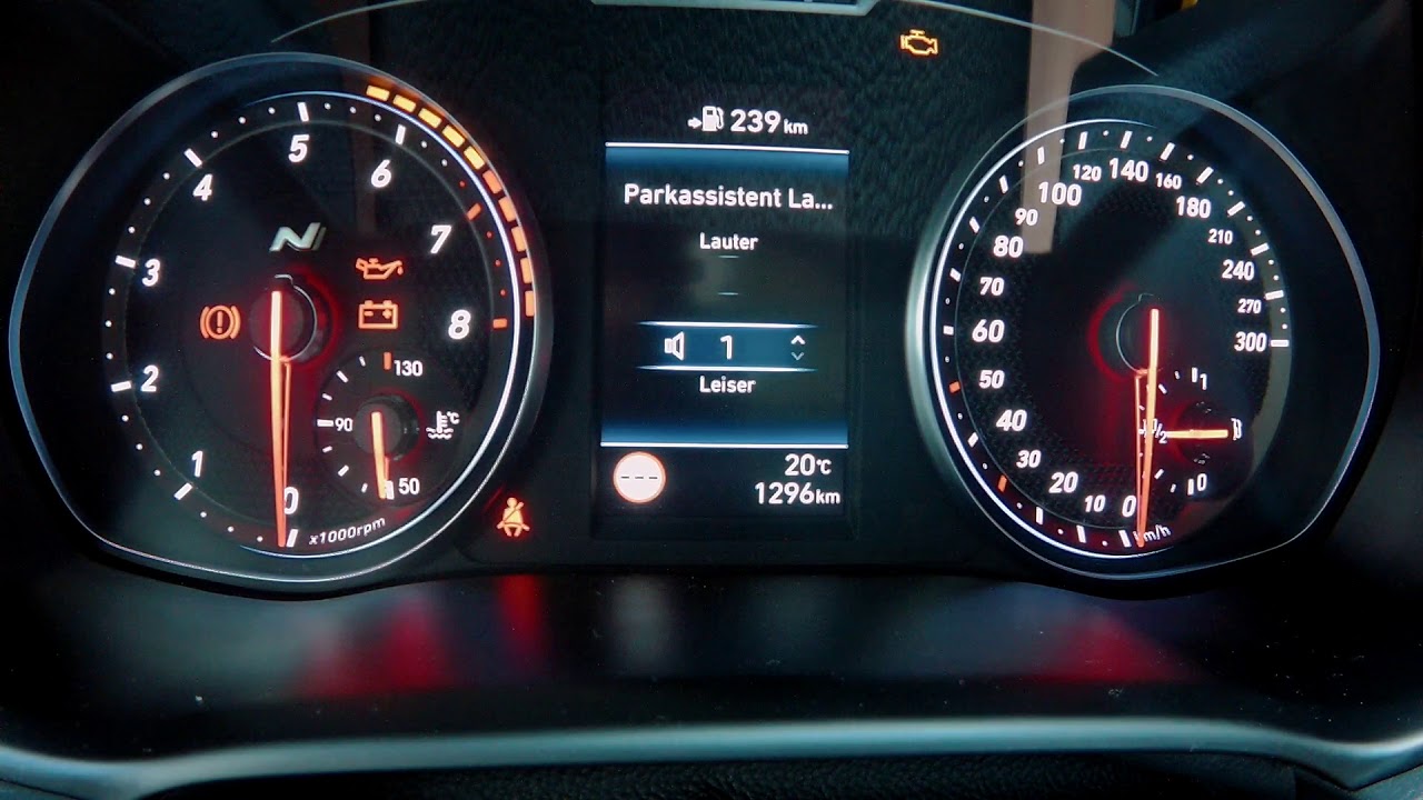 Hyundai i30N | Die Benutzereinstellungen im Cockpit.