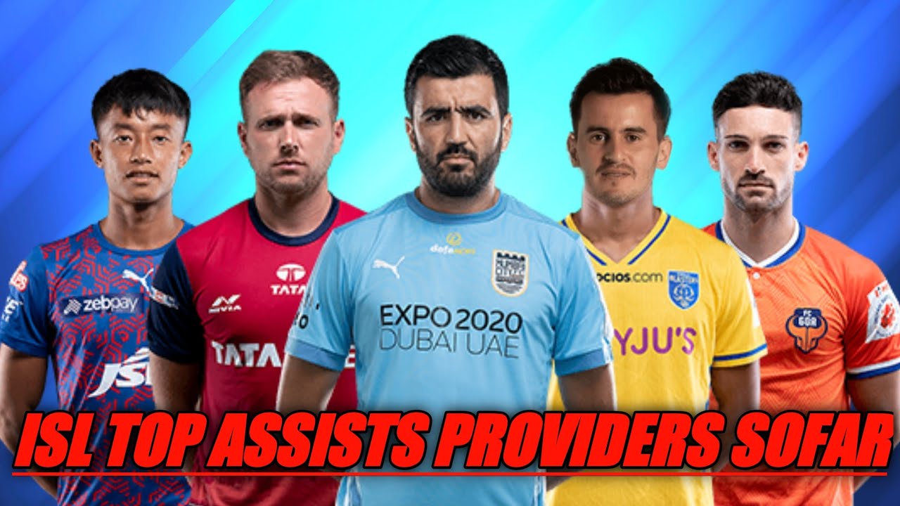 ISL 2021-22 Top Assists Providers So Far | Indian Super League Top Assists List