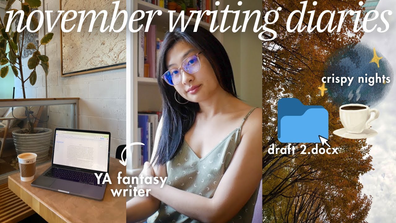 november writing challenge ep 2. 🖊🍁 line editing, 9-5 office days, & crispy fall nights