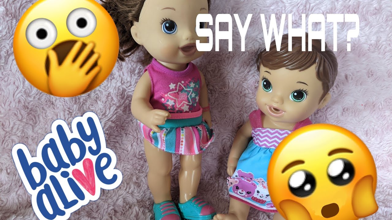 BABY ALIVE SAYING BAD WORDS??? WHAT IS SUMMER SAYING??? Barbie tries to help.