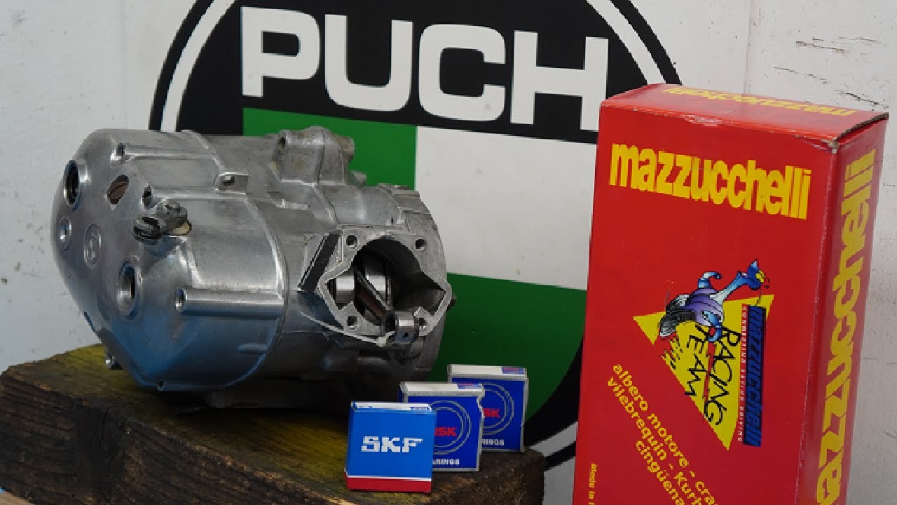 Puch MC50 Rennmotor Teil 2: Verstärkte Kurbelwelle