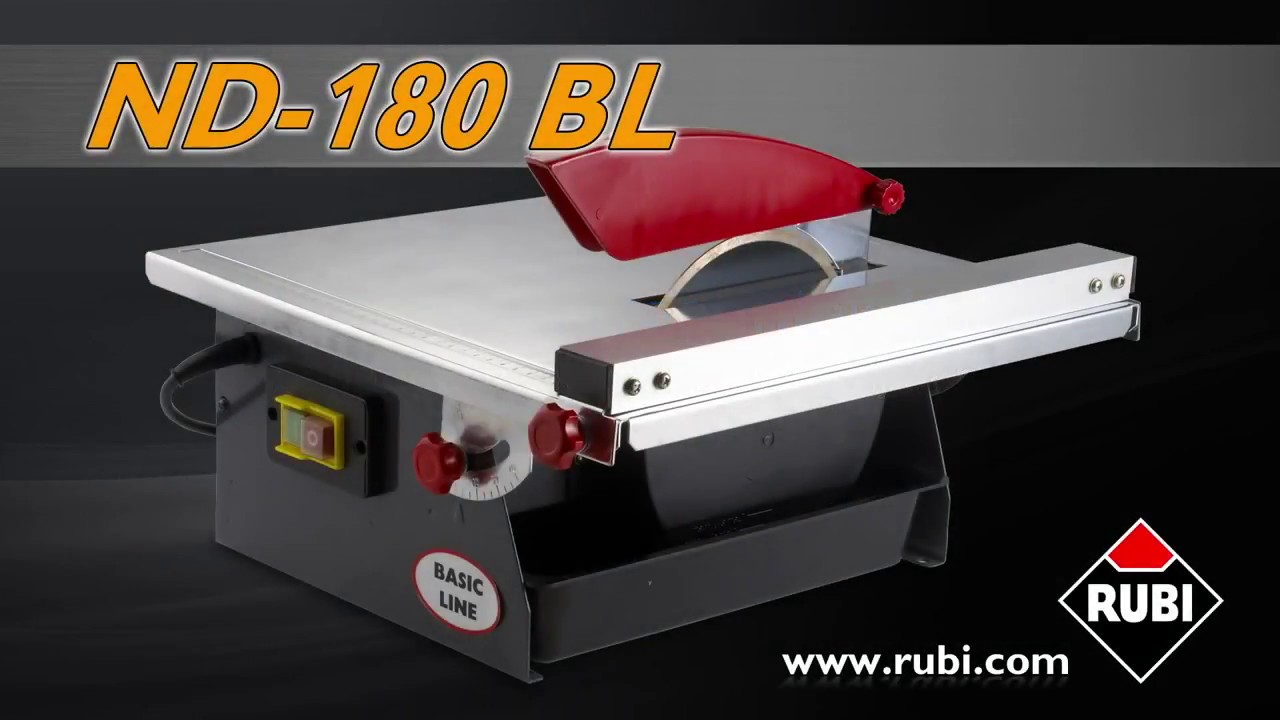 Rubi Tegelzaagmachine ND-180 - PH Tegeltechniek.nl